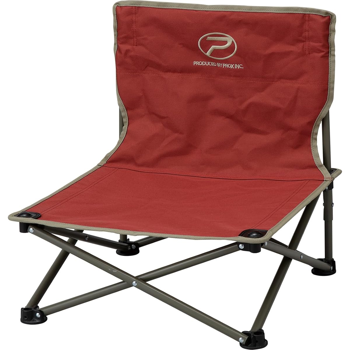 [For fishing, camping, and outdoor activities] PROX cross-legged chair, standard model seat height 18cm/slightly high seat model seat height 25cm (Blue/Silver/Red/Blue Gray/Dull Red/ Olive Khaki) PX788/PX7882/PX788H/PX7882H