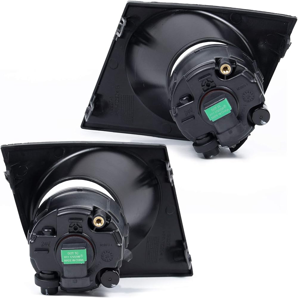 RP Remarkable Power FL7126 VERSA Chrome Black Besel Fog Light Kit 2007 2009 2010 For 2011