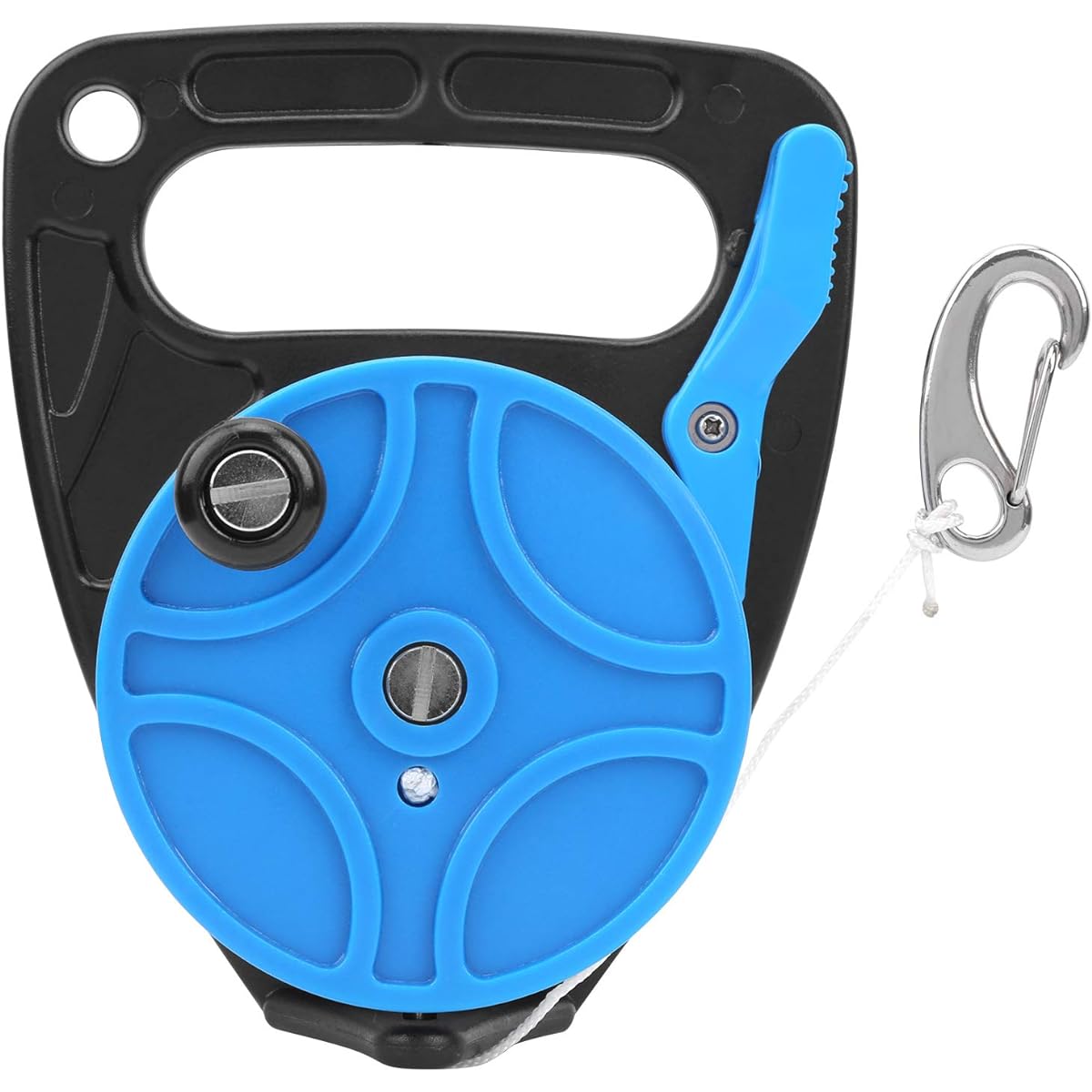 Diving Reel Portable 289FT Scuba Choice Scuba Diving Multipurpose Dive Reel Diving Equipment Large Reel Handle Buckle Combination