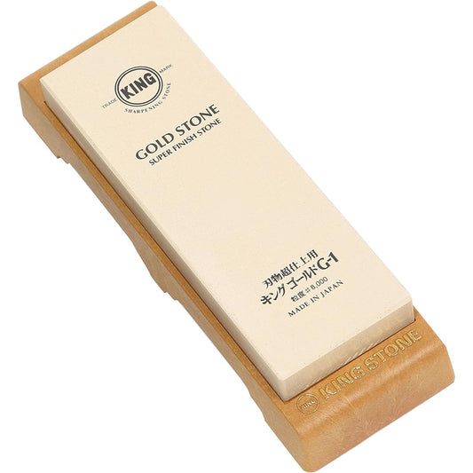 King Whetstone King Gold Finishing Whetstone G-1 Type 210x73x22 Grain Size: #8000 For Final Super Finishing