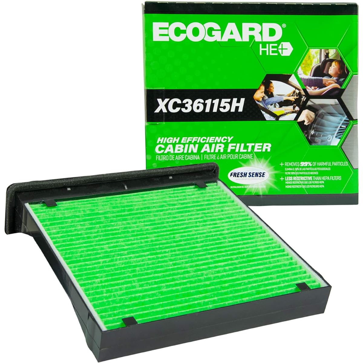 ECOGARD XC36115H High Efficiency Premium Cabin Air Filter + Baking Soda Subaru Former Impreza XV Crostlek Crostlek WRX STI