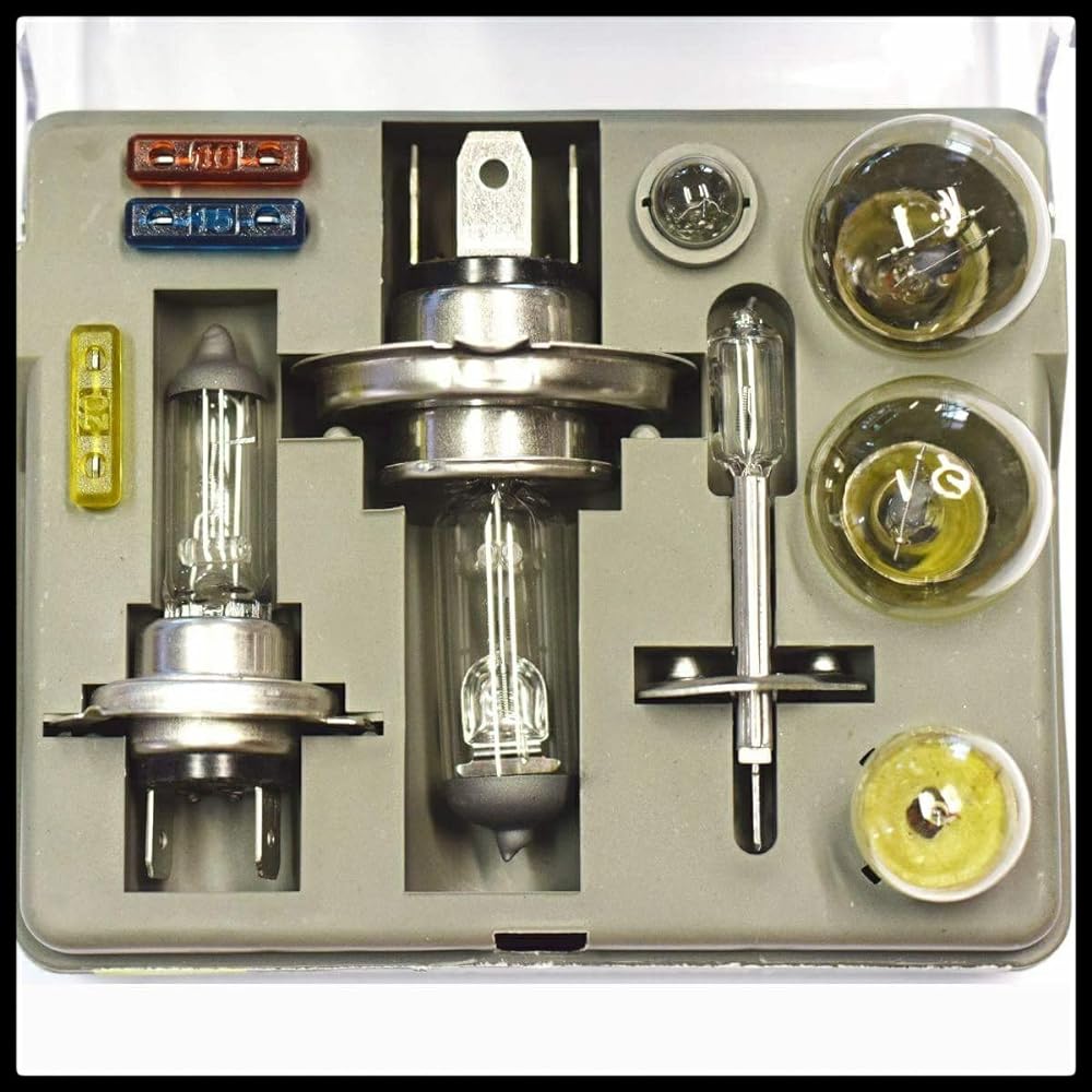 SAKURA Emergency Light Bulb Kit -Fit Most Car -7 Light Bulk 3 Hughes