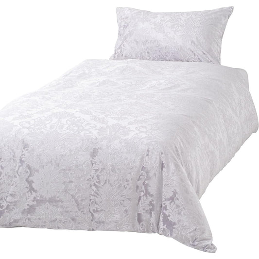 Francfranc WARMY Jacquard Damask Duvet Cover Semi-double Light Gray