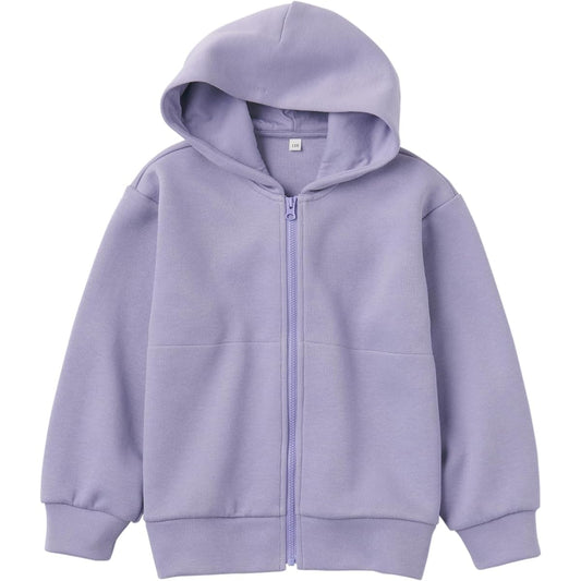 MUJI Parka Double Knit Sweatshirt Full Zip Parka (Kids) Unisex Children