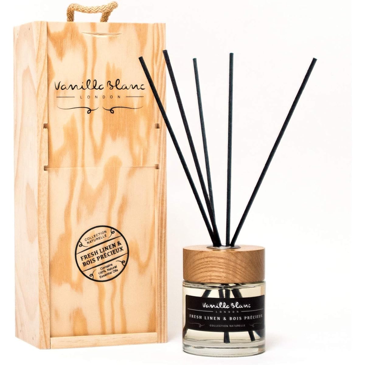 Vanilla Blanc Diffuser 100ml Fresh Linen & Bois Precieux