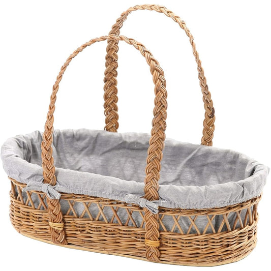 Sunflower Rattan Handbag Basket Natural Rattan Pet Carrier S Size GK130SME