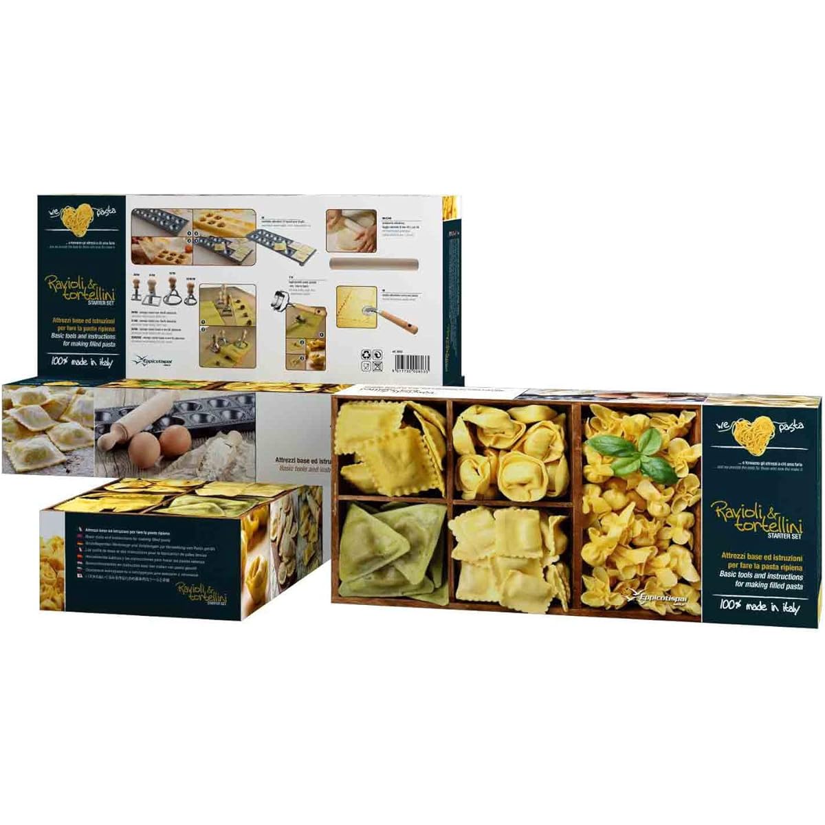 EPPICOTISPAI Ravioli Starter Set / Made in Italy Contains 8 Tools