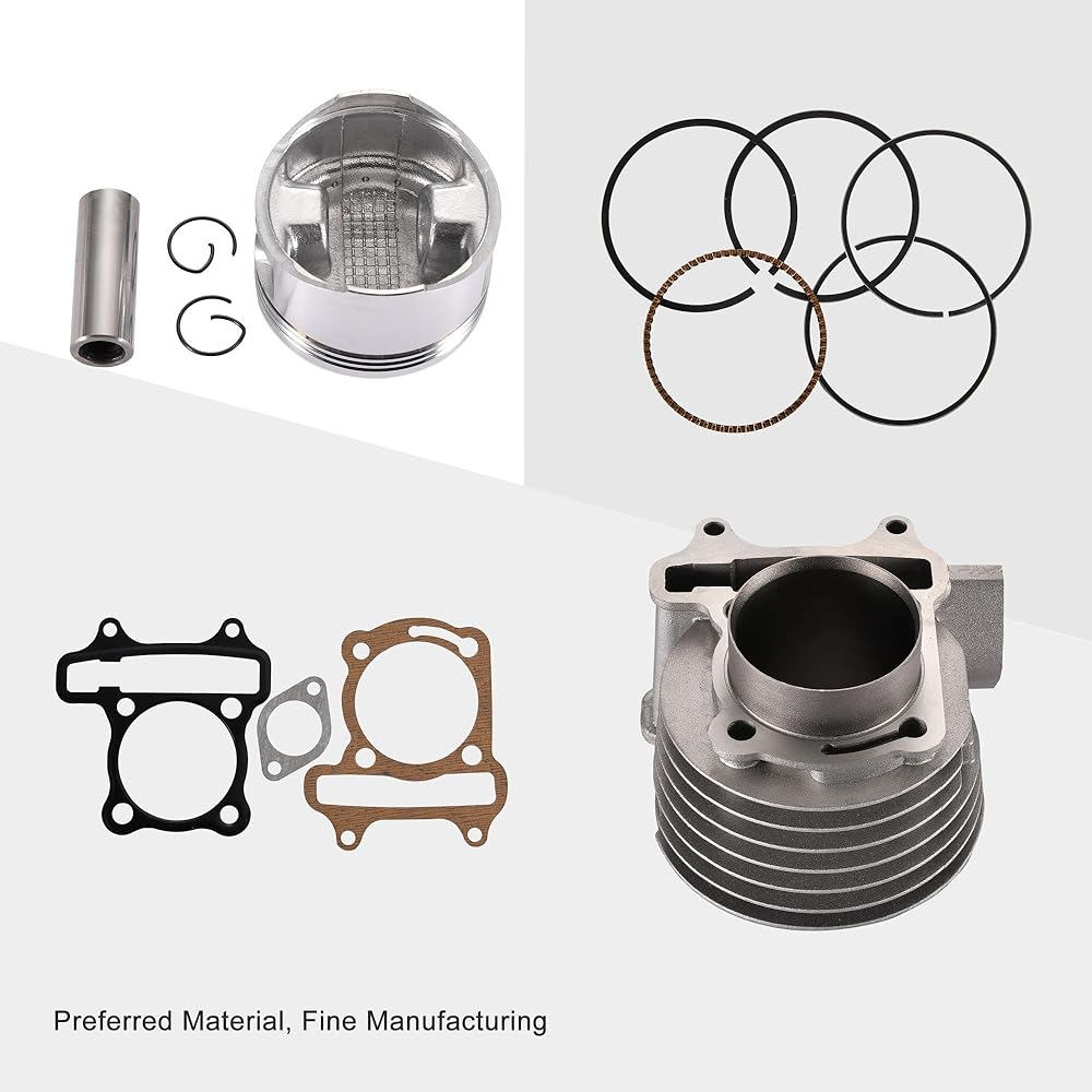 Goofit 57.4mm cylinder piston kit 4 stroke GY6 150cc ATV scooter