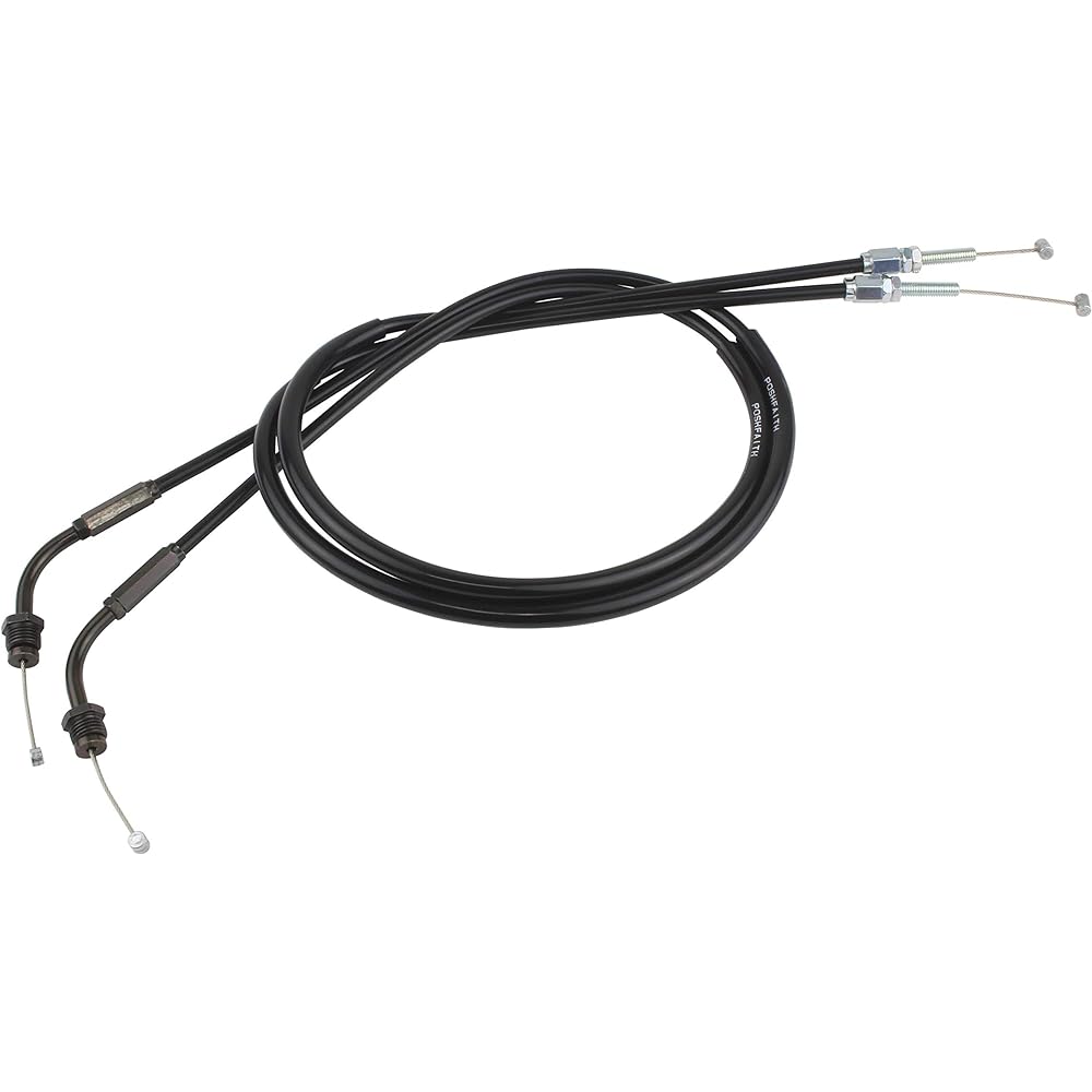 POSH Motorcycle Supplies Short Accelerator Cable (Genuine Length) SR400/SR500 VM Cab/FCR Vehicle 010132-A1