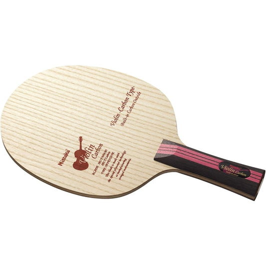 Nittaku Table Tennis Racket Violin Carbon Shakehand Attack Special Material Included