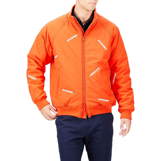 [Jack Bunny] Men's Filled Full Zip Blouson (Stretch/Allover Pattern Logo) / Golf Outerwear / 262-2220007