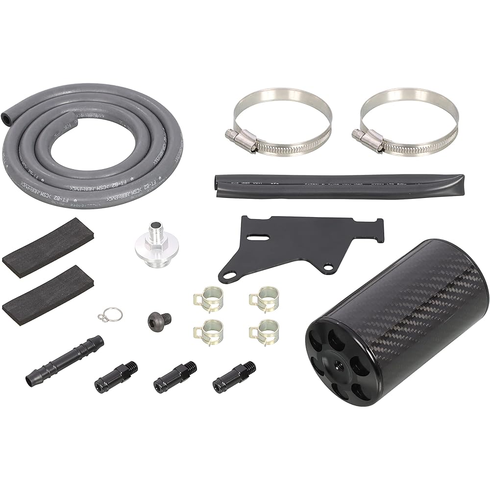 KITACO Carbon Oil Catch Tank Kit Monkey 125 (JB03) Grom (JC92) Black 616-1452250