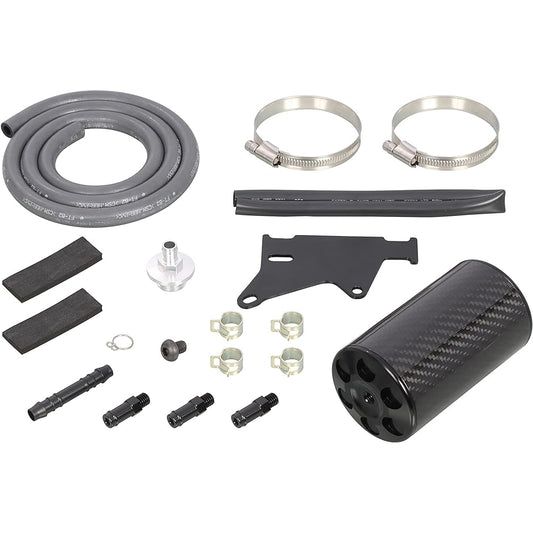 KITACO Carbon Oil Catch Tank Kit Monkey 125 (JB03) Grom (JC92) Black 616-1452250