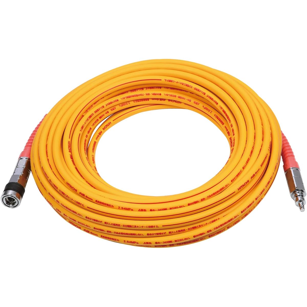 HiKOKI High Pressure Air Hose (Lock Cap Socket) 20m Popular Type Inner Diameter 6mm with Purge Plug 0088-7050