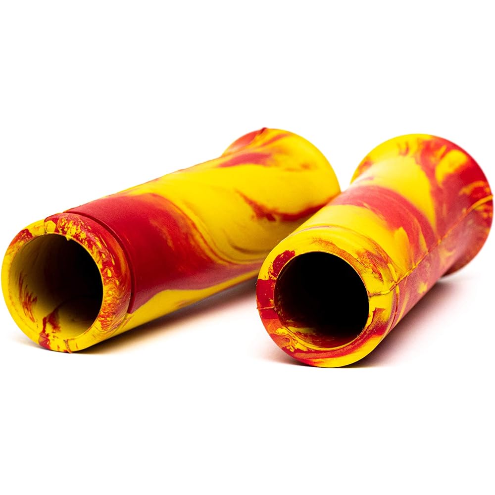 Marble grip red yellow for Harley 1 inch nice motorcycle...