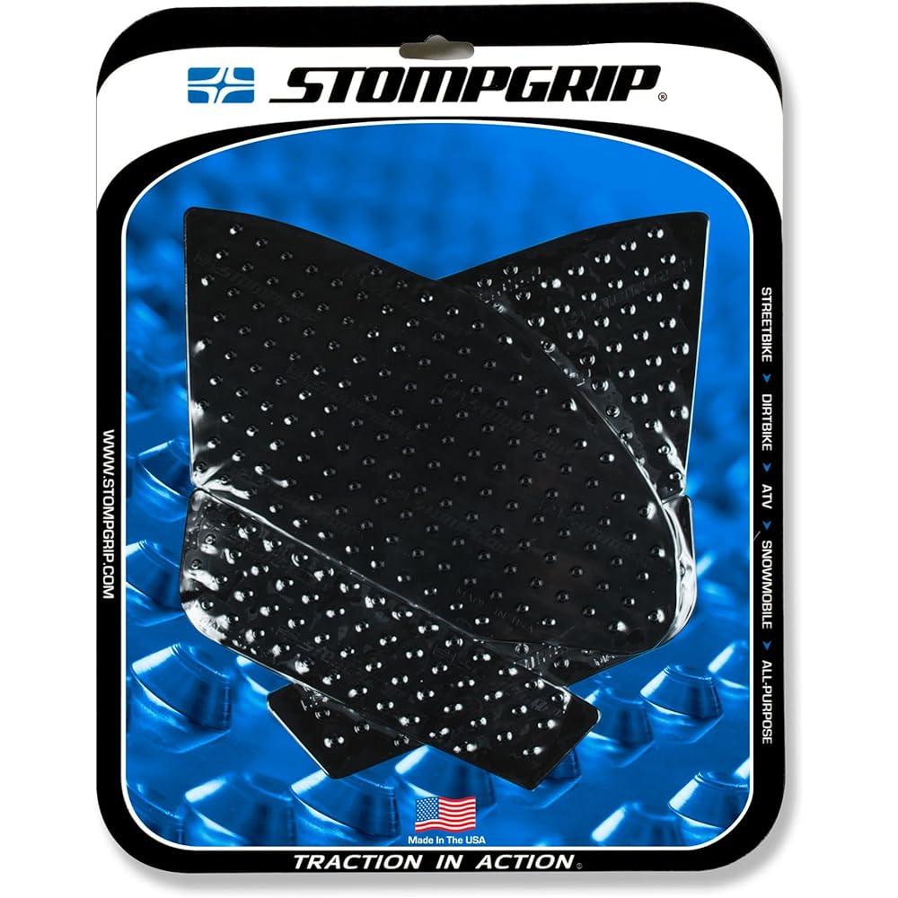 STOMPGRIP Traction Pad Tank Kit VOLCANO Black GSXR1000/GSXR1000R 17 55-10-0143B