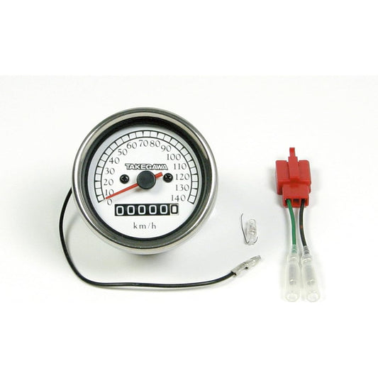 SP Takekawa 09-01-0013 Speedometer for Bread (W&B/Stainless Steel)