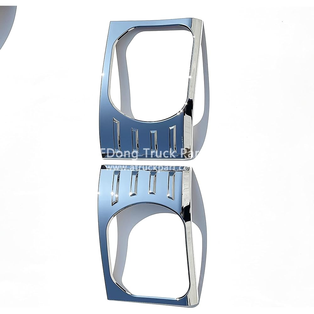 Isuzu 07 Forward 07 Elf High Cab/Wide Cab Plated Headlight Cover Turn Signal Lens Cover Corner Lamp Cover Plated Parts