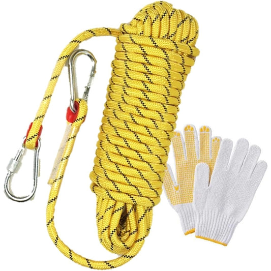 Diameter 12mm Multi-purpose rope for camping, outdoor, moving, lifting luggage, disaster prevention tools, towing cars, boats, etc.
