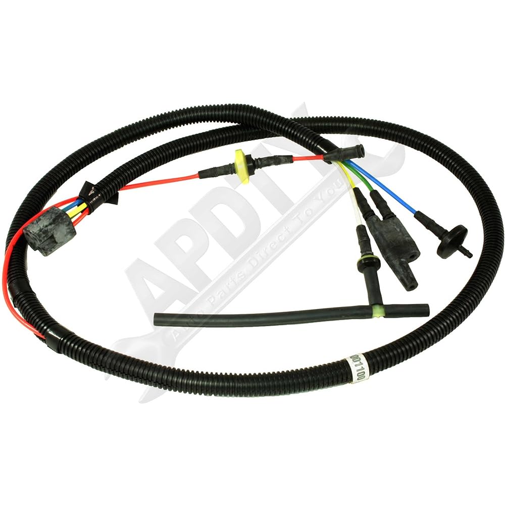 APDTY 53001100 Transfer case Mao vacuum line wiring harness assembly 1984-1993 JEEP CHEROKEE 4WD