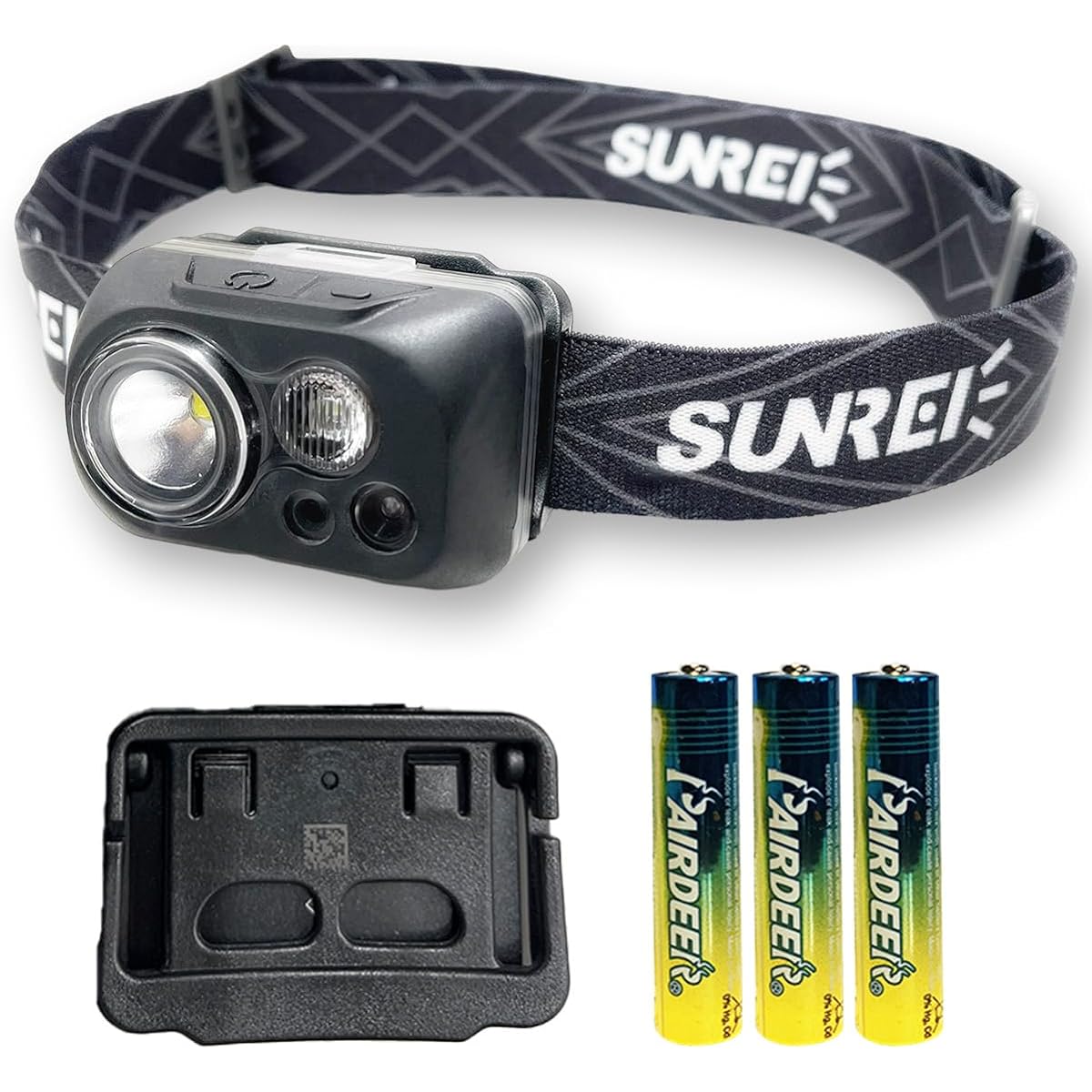 Denko Seika Headlight LED Headlight Helmet Light Headlight LED 300LM Wide Angle Lighting Concentrating Ultra Light IPX5 Waterproof and Dustproof Can be used continuously for 115 hours Ideal for camping, mountain climbing, walking, fishing, work, power ou