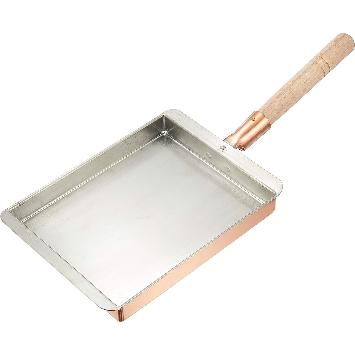 Mtate Rimatsu 16024-07 Marushin Copper Tamagoyaki Kansai Type 19.5cm 6008ah
