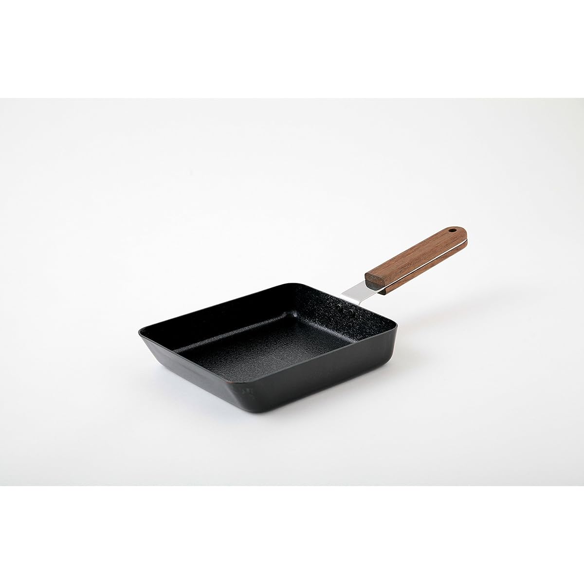 Form Ready ambai Made in Japan Compatible with electromagnetic cooker ambai Tamagoyaki Square FSK-001 Black