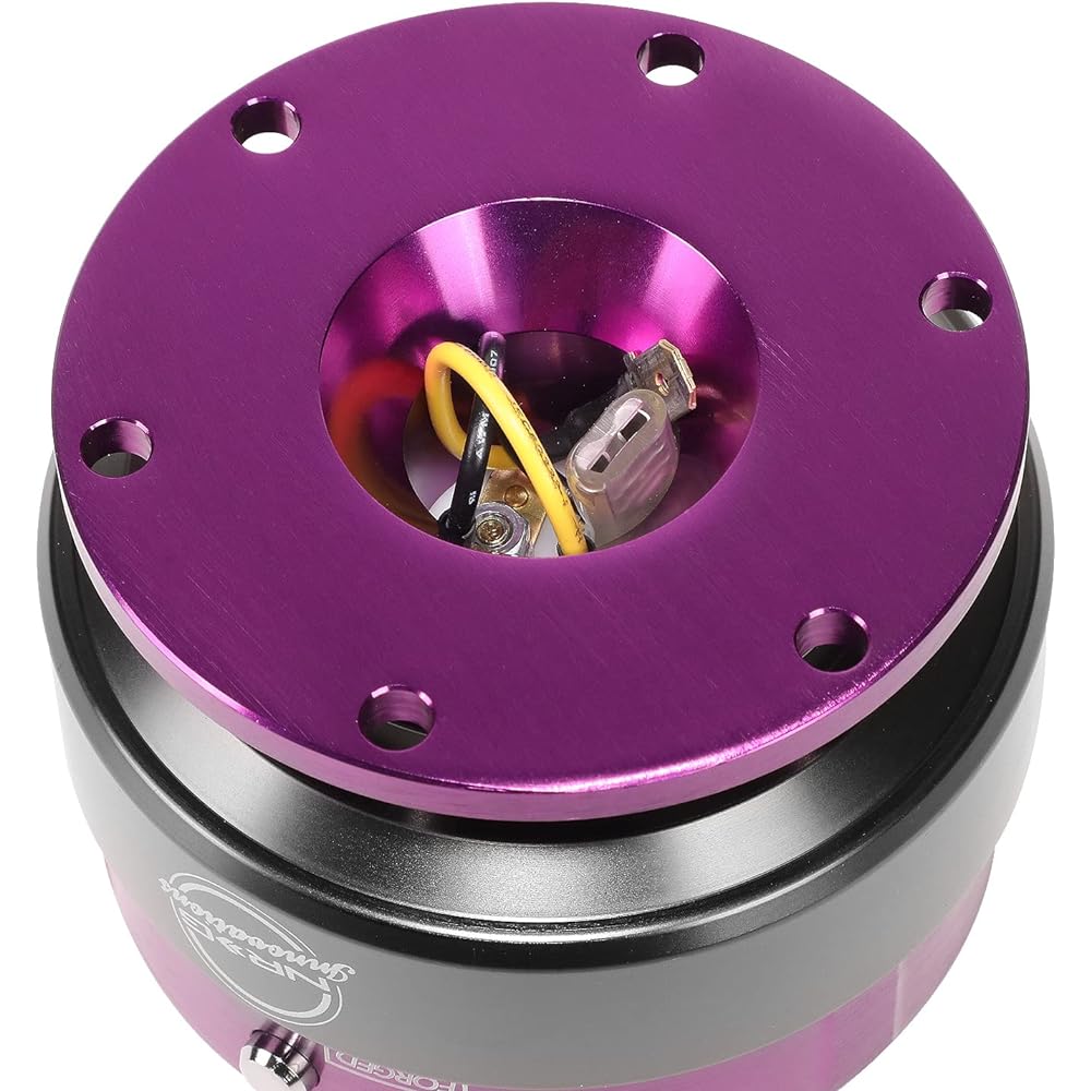 NRG Steering Wheel Quick Release Kit -2nd Generation -Purple Titan Ring SRK -200PP
