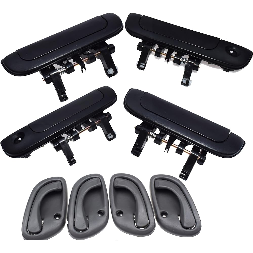 Car Parts Suzuki Estim 1.6L 1.8L & for. Baleno 1.3L 1995-2001 outer door handle Frontoria left and right LH RH driver seat passenger seat car parts (color: kit 002)