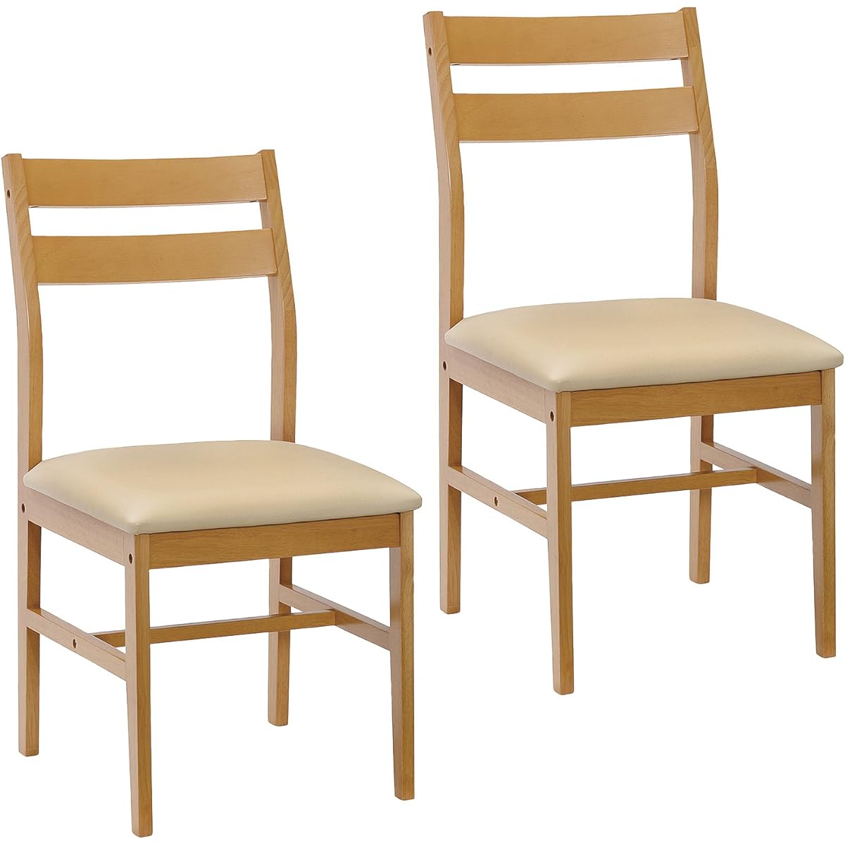 Tamaliving Steady Dining Chair Assembly Type Natural/Ivory [Set of 2] 50004122