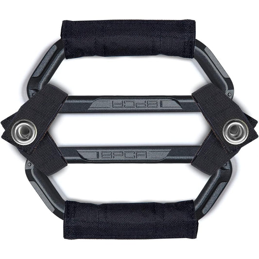 GPCA -GP BACKGRIP Pro Glove Handle's Headrest Jeep Handle JT JL JL JL JK Track Sports Wranglers, etc. Car handle assist Elderly passengers aluminum two packs jet black