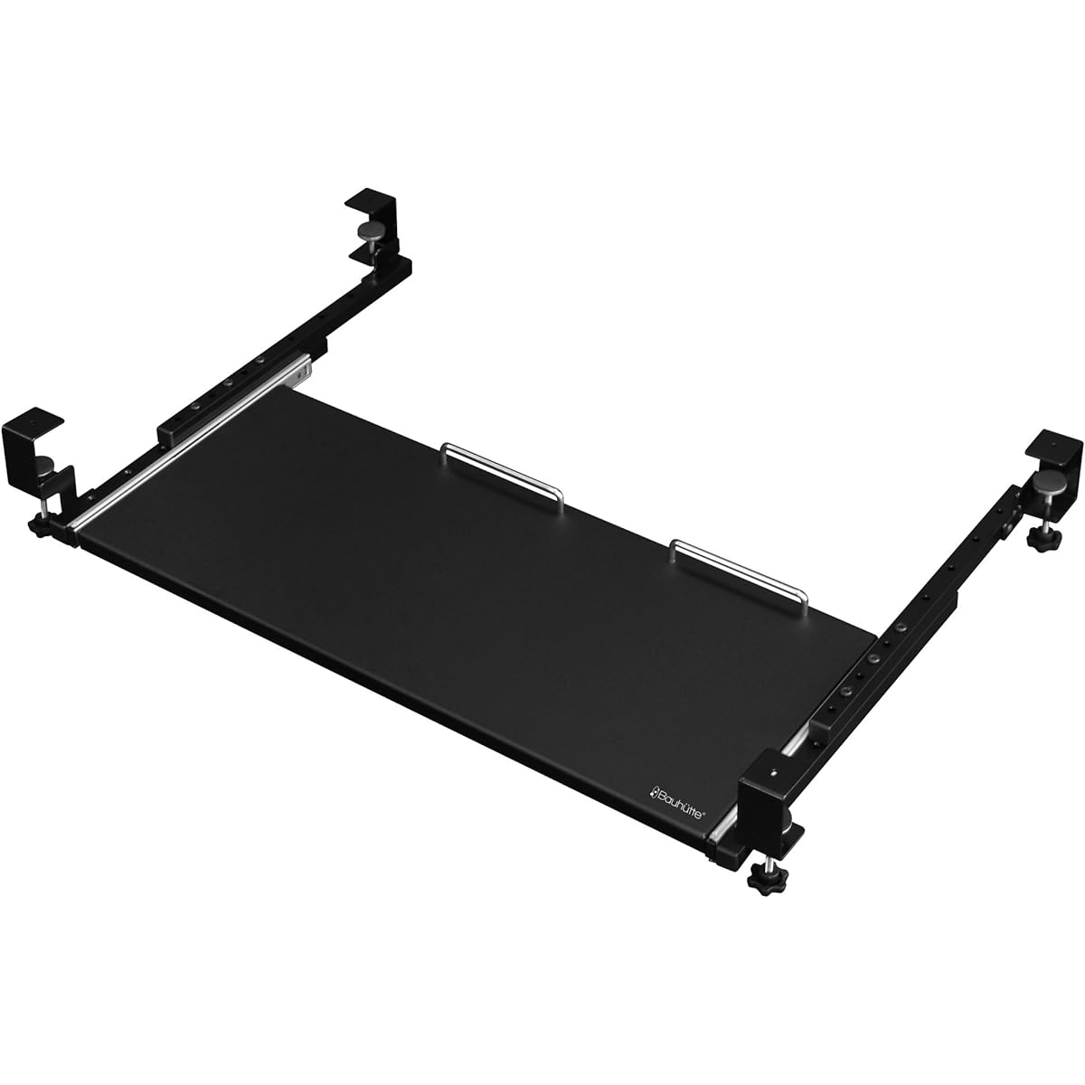 Bauhutte Retrofit Large Keyboard Slider BHP-K70-BK Black Keyboard Tray Surface: Width 69.5 x Depth 30cm