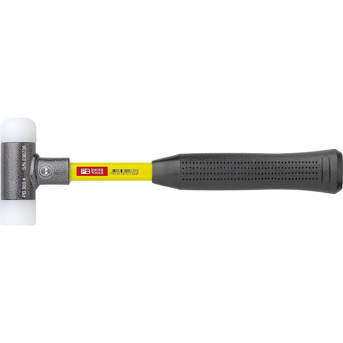 PB Swiss Tools 303-7 Recoilless Nylon Hammer (Glass Fiber Handle) Recoilless Hammer 303-7