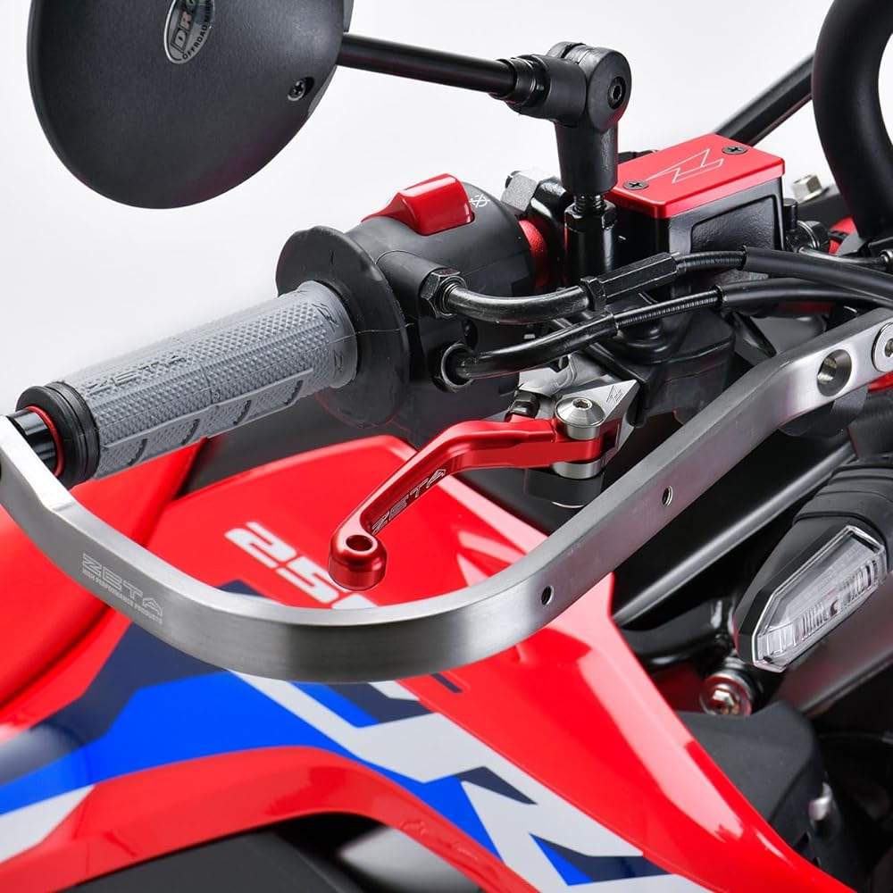 ZETA Pivot Lever Set CP 3 Finger CRF250L, CRF250M, CRF250RALLY Red ZE44-5013