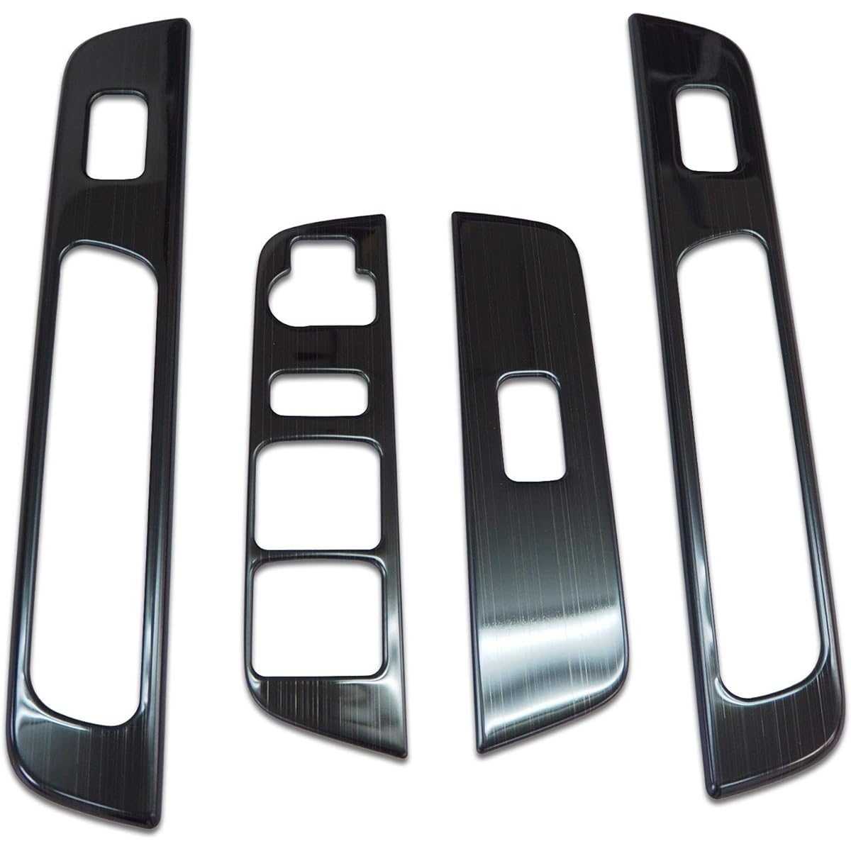[Echoes Product] [Outlet Special] Suzuki New Model Hustler MR52S/MR92S Exclusive Window Switch Base Panel Interior Panel Glossy Black Hairline Parts Custom Assessary Dress Up Options Interior