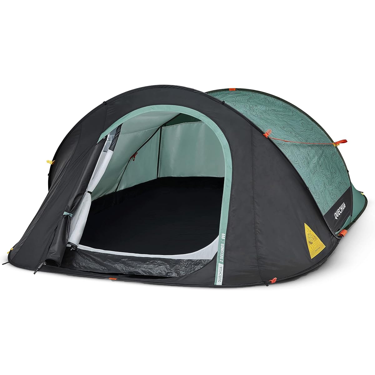 Quechua Decathlon Tent Pop-up Tent Camping/Climbing One-Touch Easy Setup 2SECONDS For 3 People Limited Color [One-touch Easy Setup Solo Family Outdoor Water Pressure Resistant Double Structure Wind Resistant Breathable Free Standing Compact Easy Setup Ea