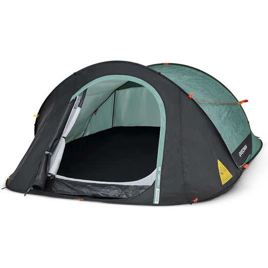 Quechua Decathlon Tent Pop-up Tent Camping/Climbing One-Touch Easy Setup 2SECONDS For 3 People Limited Color [One-touch Easy Setup Solo Family Outdoor Water Pressure Resistant Double Structure Wind Resistant Breathable Free Standing Compact Easy Setup Ea