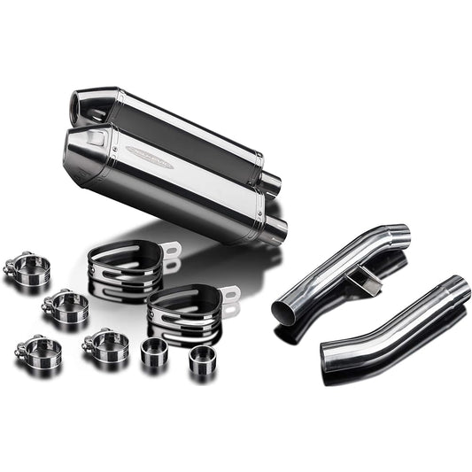 DELKEVIC Slip-on Stainless Steel Tri-Oval Muffler YAMAHA FJR1300 2006-2018 320mm KIT1160