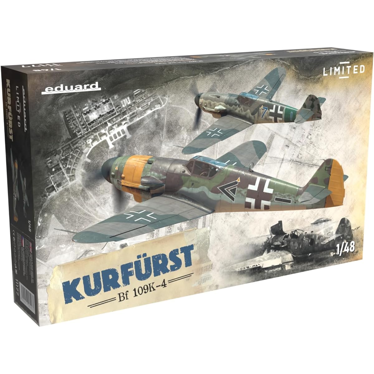 Eduard 1/48 Limited Edition Series Germany Kurfürst Bf109K-4 Plastic Model EDU11177