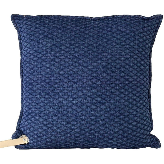 SPICE OF LIFE One Hook Stitch Cushion enrich Navy 60×60cm SRLH2051NY