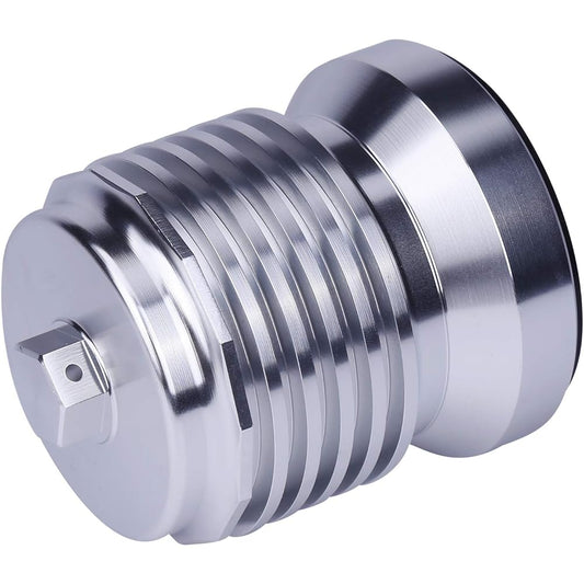 Compatible Motorcycle Oil Filter, Motorcycle Stainless Steel, Reusable, Washable, High Strength Cartridge...Applicable to BMW Harley Davison Austin MINI Color may be titanium