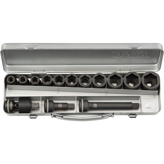 Kyoto Machinery Tools (KTC) 14-piece 12.7SQ impact wrench socket wrench set standard TBP411PA