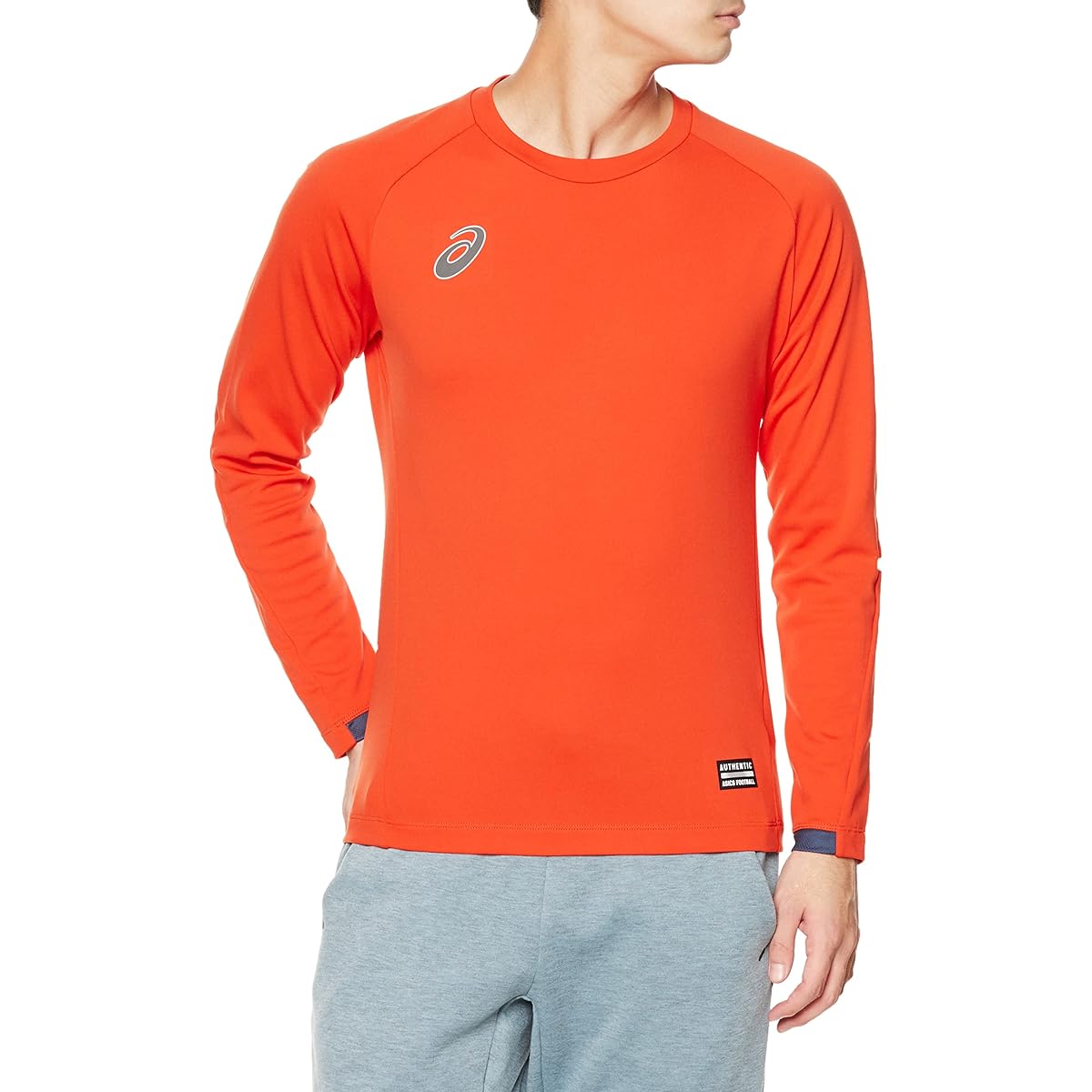 ASICS 2101A197 Men's Soccer Wear Long Sleeve Loose Fit Shirt