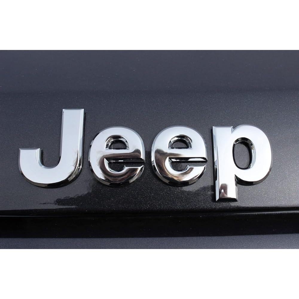 MOPAR OEM Emblem Name Plate Badge 2005-2016 Jeep Wrangler Compass Liberty Chrom