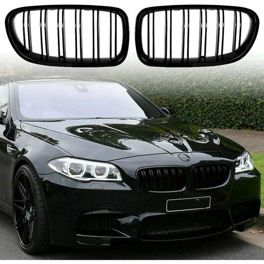 Supports Kidney Grill BMW 5 Series F10 F18 M5 for Sportuli Front replacement (gloss black)