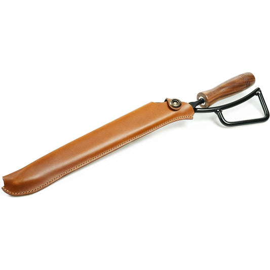 Leather Chaya Theogonia Logos Camping Moon LUHANA CARBABY Firewood Shears Case Camping Equipment Tongs Genuine Leather Protective Cover Leather Fire Shears Charcoal Shears Cowhide Barbecue Made in Japan (Camel)