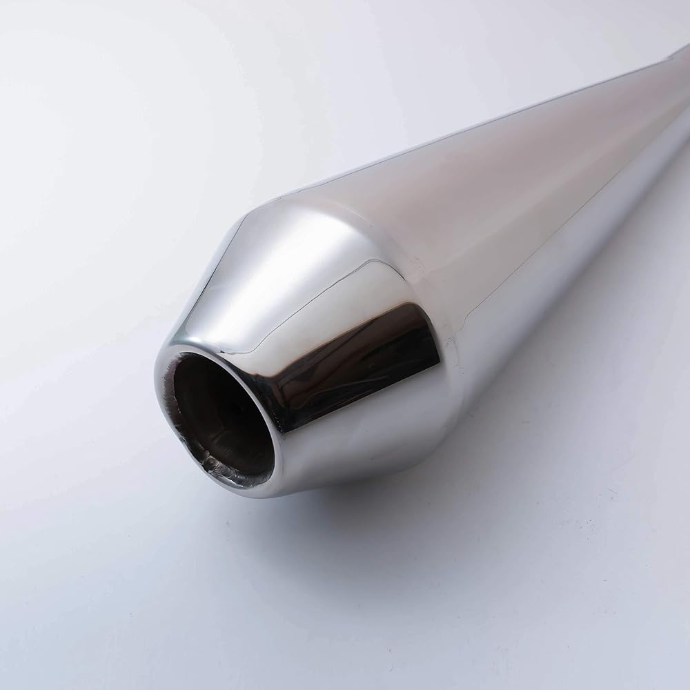 2%er Megaphone Muffler, Insertion 45φ, Stainless Steel, General Purpose