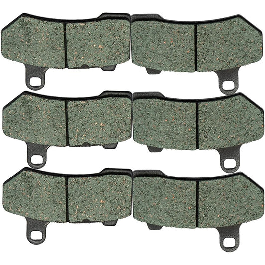Foreverun Motor Front and Rear Brake Pads for Harley-Davidson FLHTCU Ultra Classic Electra Glide 2008-2017