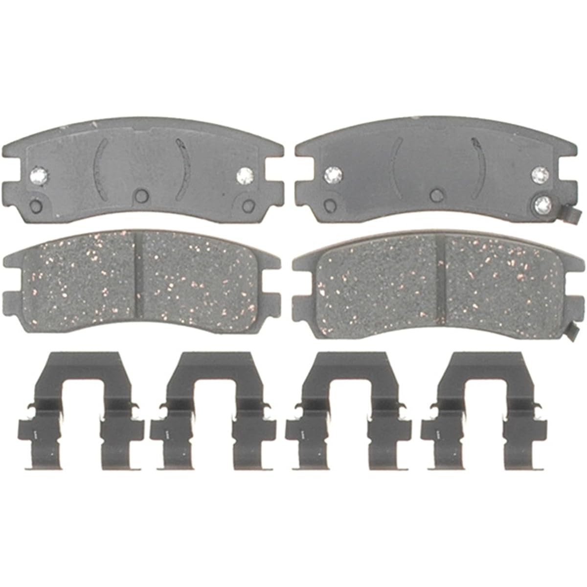ACDelco 17D714CH Professional Ceramic Rear Disc Brake Pad Set