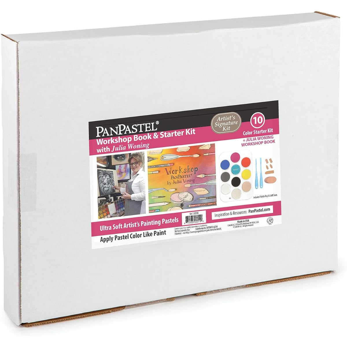 PanPastel 30090 Julia's starter kit (with book) 10 color set 318450
